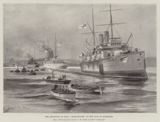 The Stranding of HMS Bonaventure in the Gulf of Korniloff