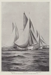 The Yacht Race from Dover to Heligoland for the German Emperor