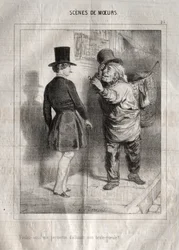 Scenes of Customs: Would you allow me to light my pipe?