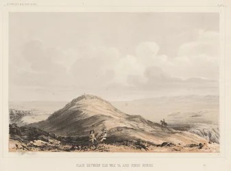 Plain Between Kah Wee Ya and Kings Rivers, Litho by A. Hoen & Co.