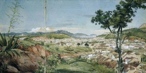 New Town of Rio de Janeiro from the Livramiento, c. 1825-6