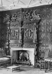 Fireplace in the Small Dining-Room