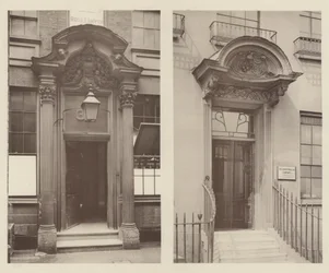 Two London Doorways, Mark Lane, East Central, Grosvenor Road, South West
