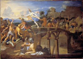 Horatius Cocles Defending the Bridge