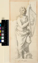 Music. Draft for a Statue