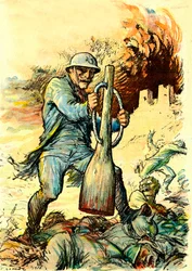 Cartoon of General Nivelle in 