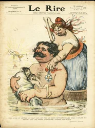 Illustration of Charles Leandre for the Cover of Le Lire