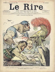 Illustration of Charles Leandre for the Cover of Le Rire