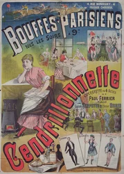 Poster advertising the Operetta 