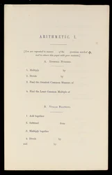 Arithmetic, Oxford University Press, c.1870