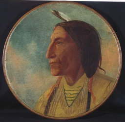 Portrait of Chief Wolf Robe