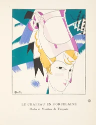 Le Chapeau en Porcelaine, from a Collection of Fashion Plates