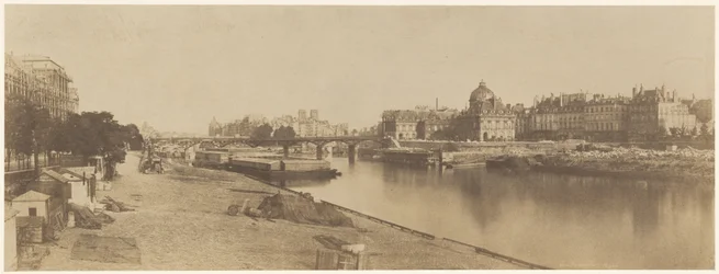 The Seine from the Pont du Carrousel Looking Towards Notre Dame, 1853