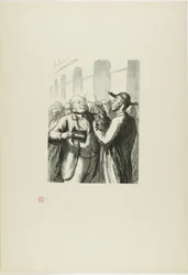 At the Universal Exhibition: Security Check at the Entrance