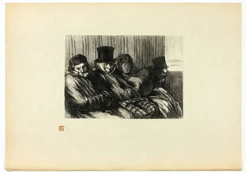 Pleasure Train, Ten Degrees of Boredom and Bad Mood, from Unique Edition of Thirty-Six Woodcuts