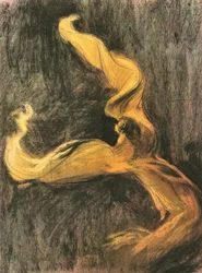 Loïe Fuller Yellow Robe, c. 1895