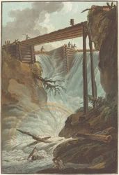 Chute de la Tritt dans la vallée de Muhlethal, 1776