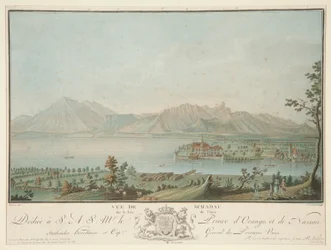 View of Schadau on Lake Thun (after Clement)
