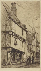 An Old House at Bourges, Sometimes Called the “Musician