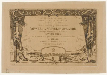Cover for a Voyage to New Zealand (1842-46)