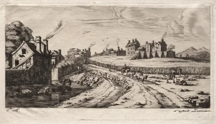 Entrance to the Faubourg, Saint-Marceau, Paris