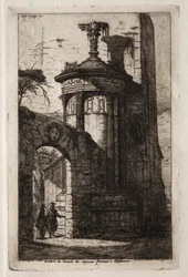 Entrance to the French Capuchin Convent at Athens