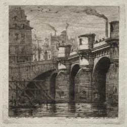 Etchings of Paris: The New Bridge