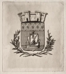 Etchings of Paris: The Symbolical Arms of the City of Paris