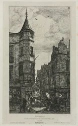 House with a Turret, No. 22, rue de LEcole de Médecine, Paris, called the Turret of Marat, 1861