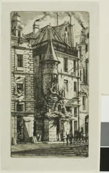 House with a Turret, rue de la Tixeranderie