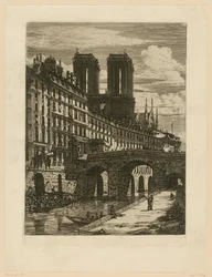 View of Rue Neuve Saint-Étienne-du-Mont