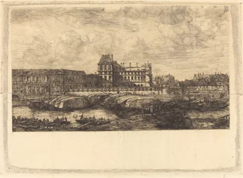 The Old Louvre, from a Painting by Zeeman, 1651