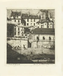 Morgue on the Seine in Paris