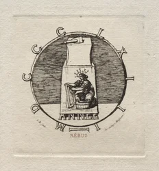Rebus: "Here lies the ancient vendetta"