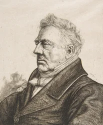 The Breton archaeologist Louis Jacques Marie Bizeul, after a photograph