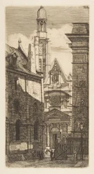 The Church of Saint-Étienne-du-Mont, Paris