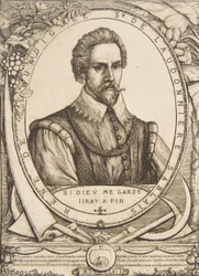 The Colonist René de Laudonnière Sablais, after van de Passe