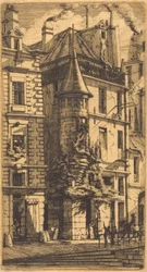 Turret in the Rue de la Tixéranderie, Paris (House with a Turret, Weavers