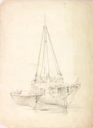 Old Fishing Boat and Dinghy
