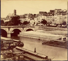 Marie Bridge and the Quays of the Celestins, seen from the Quai d