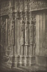 Chartres Cathedral. Right Door of the Royal Portal, West Side, 12th Century