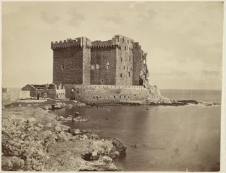 The Castle on the Island of Saint-Honorat, near Cannes