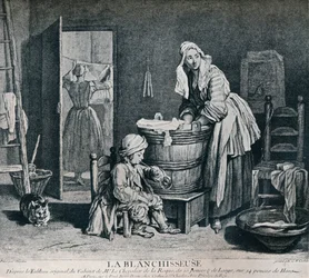 La Blanchisseuse, 18th Century, 1916