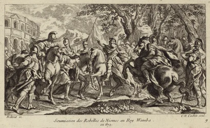Submission of the Rebels of Nimes to Wamba, King of the Visigoths, 672