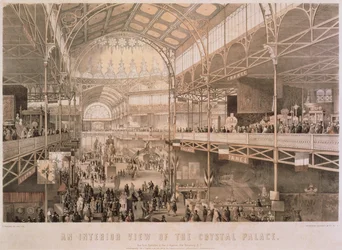 The Interior of the New York Crystal Palace, pub. by Endicott & Co., New York, 1855