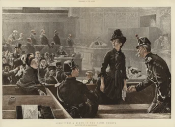 A Scene in the Paris Courts