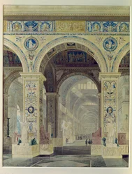 Interior View of the Louvre