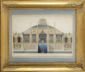 Project of the Great Tribune and the Throne for the Feast of the Distribution of Eagles