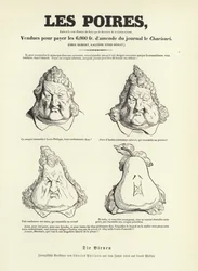Caricature of King Louis Philippe I of France