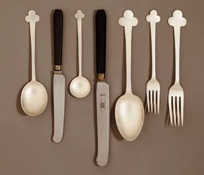 Electroplated table service, for E. Bingham & Co., c.1906